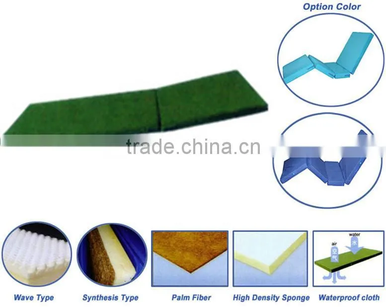 Hospital sponge mattress with waterproof cover, bed mattress