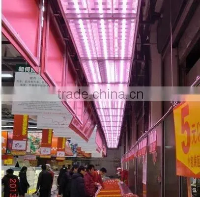 1.2m pink LED meat T8 tube light for supermarket/butcher/ food/vegetables