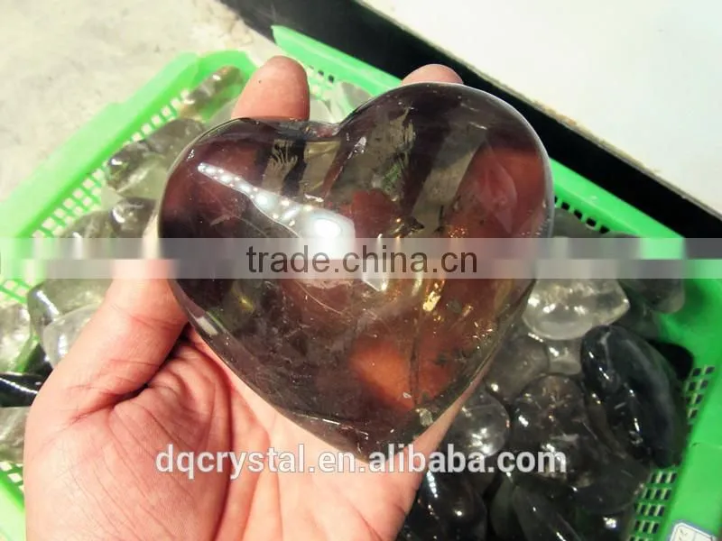 Beautiful natural crystal heart for wedding decoration