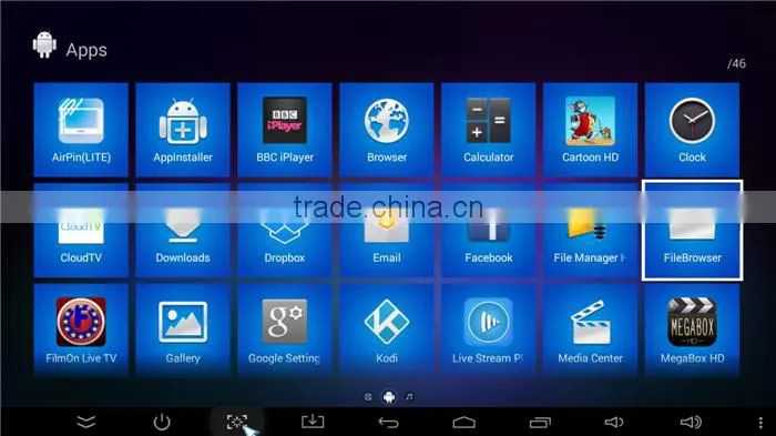 Newest arrival AML8726-s905 quad-core T95 android smart tv box