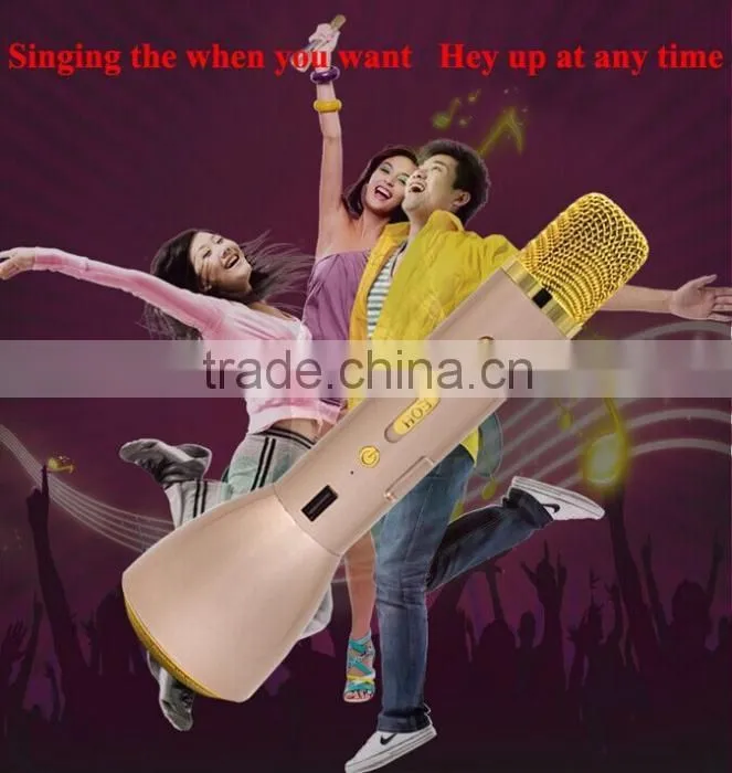All-in-one Portable Home KTV Karaoke Player Wireless Microphone Speaker with Bluetooth