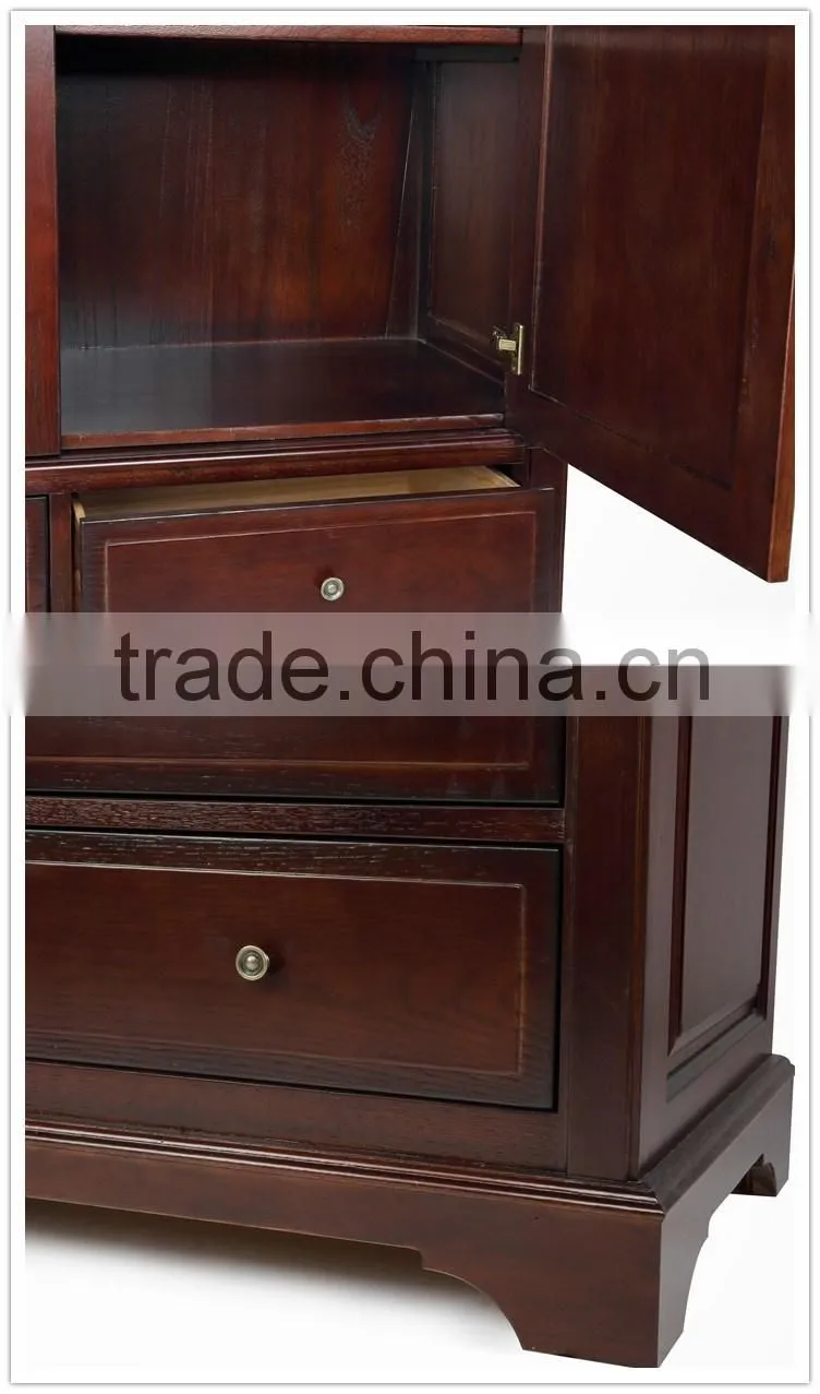 US style heavy solid wood wardrobe