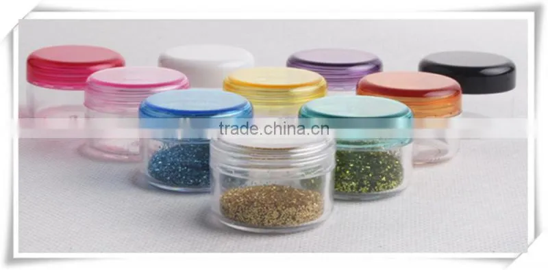 Various capacity Clear Bottom Empty cream Cosmetic Jar