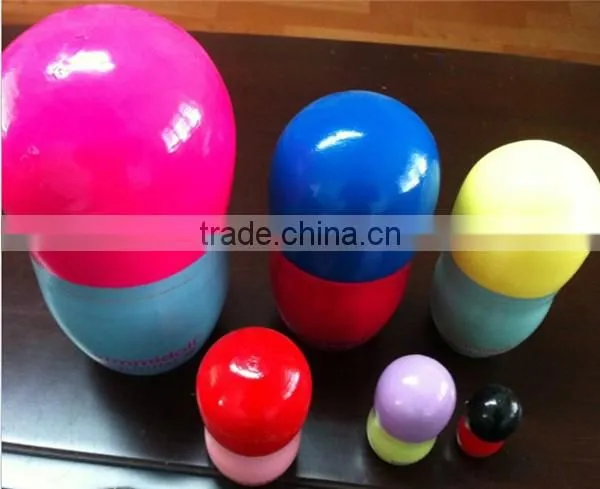 Wooden diy toy nesting doll nesting doll gift and craft