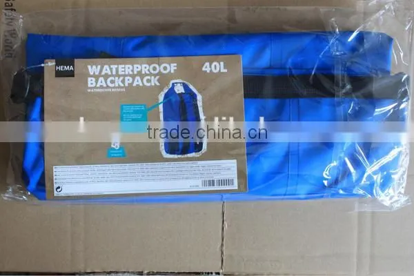 backpack dry bag,waterproof sack dry bag,military waterproof backpack,bag with two straps for camping and travelling