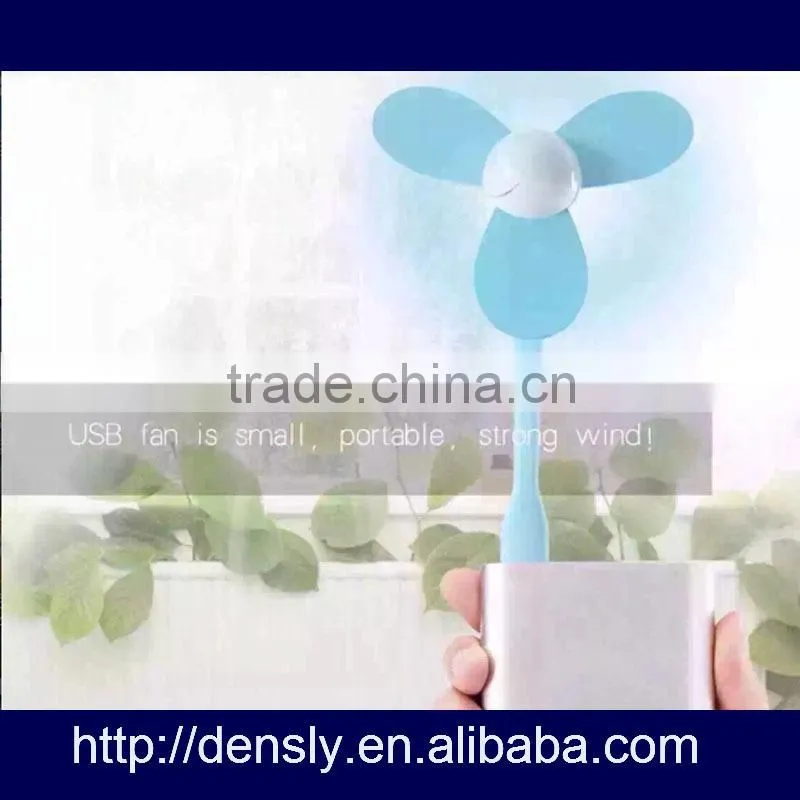 2015 Original Xiaomi USB Fan Super Mute Small Fan Portable Flexible Mini Fan for Laptop Computer Portable Power