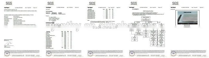 2016 Jiangsu Supply Soft PVC Transparent Film with Phthalate Free Features
