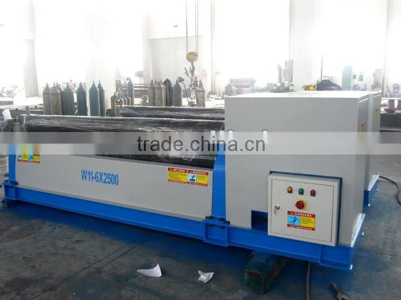 W11F-2x1600 Three Rollers Asymmetric sheet metal bending rolling machine