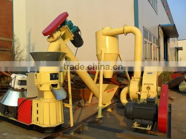 automatic flat die feed pellet machine production line