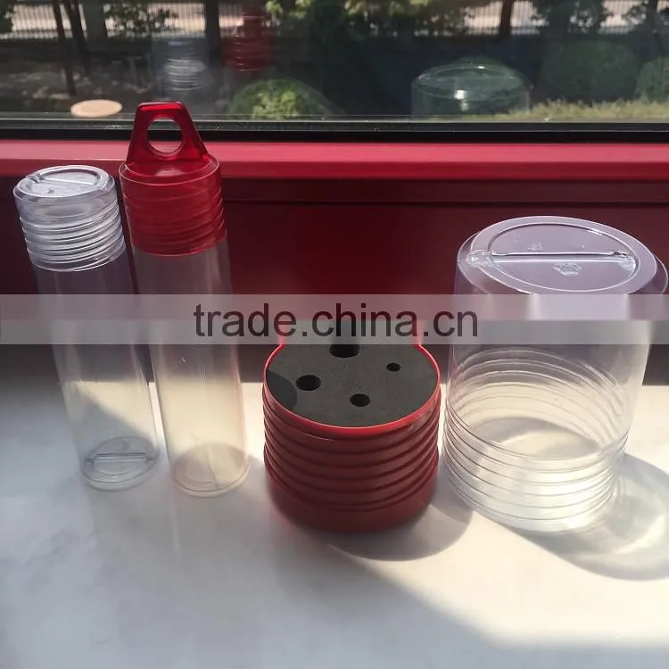 round plastic packaging tubes with cap GP