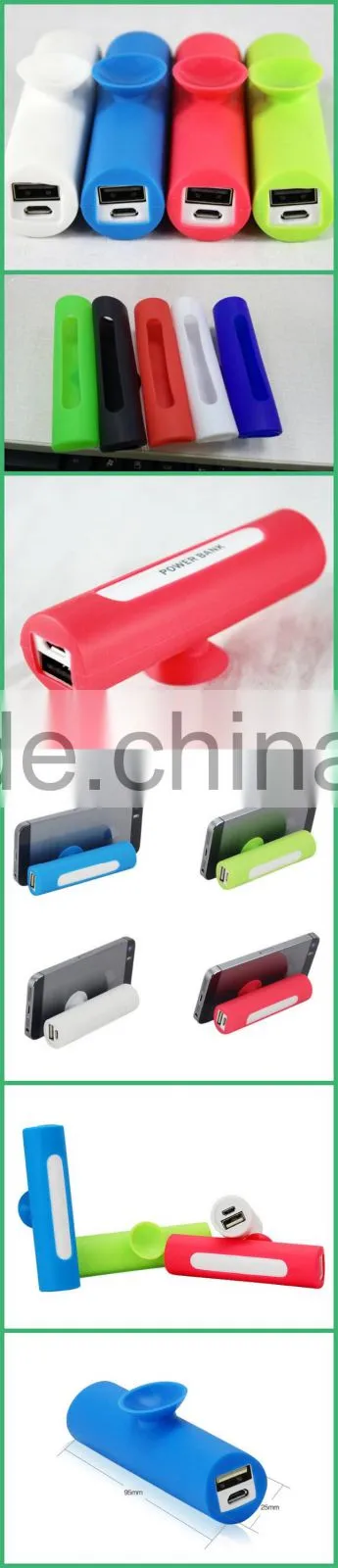 Factory direct wholesale portable power bank with mobile stent for mobile phones(OS-121PB)
