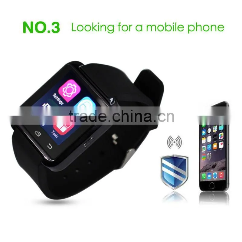 polish hebrew language U8 bluetooth smart watch with ce RoHS