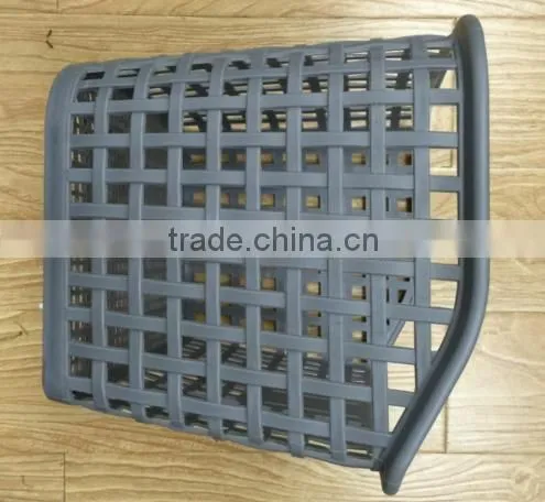 Colorful Bigger bicycle Plastic Front basket/city plastic bike basket/city
