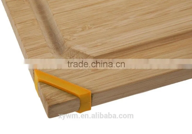 Bamboo silicone Corner Grip Cutting Board