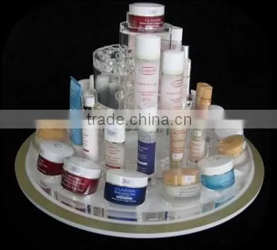 Custom Transparent Acrylic Eye Shodow Display Stand with logo