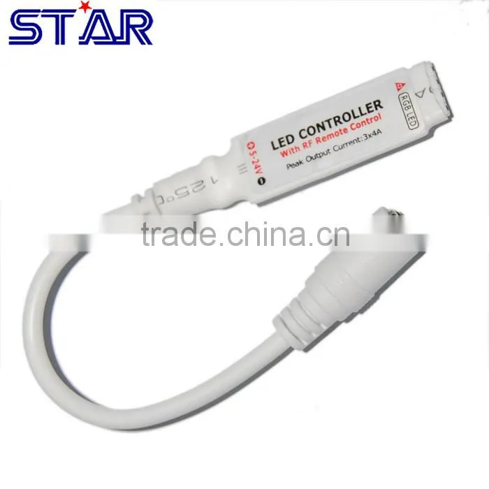 Mini RF Wireless LED Remote Controller for RGB 5050/3528 LED Lights Strips
