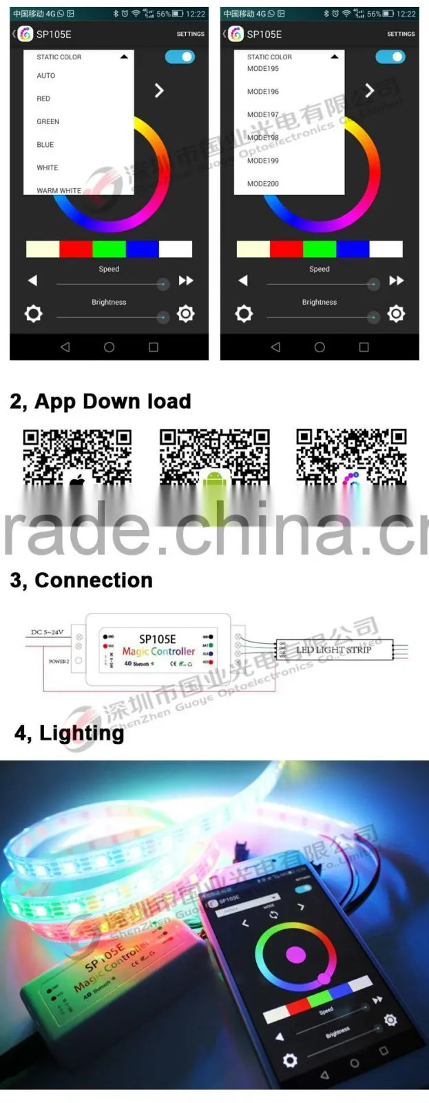 Shenzhen Manufacturer led light controller for led strip lighting price digital temperature controller