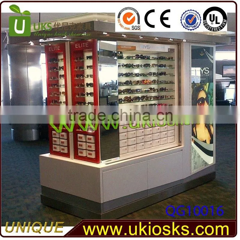 Shopping mall sunglasses kiosk for retail