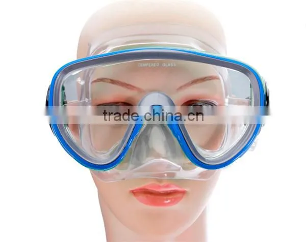 Scuba Diving Mask Snorkel Glasses Set Silicone Swimming Pool Equipment Swimming Accessories 2016 NEW 3 COLORS
