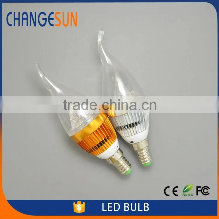 3W high lumen best selling led bulb e14