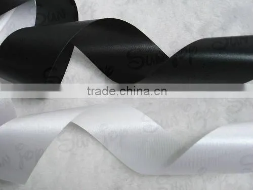 Black And White Polyester Label