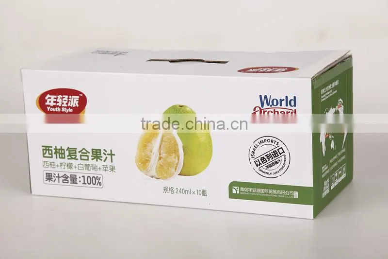 China customized milk packing carton orange packing cartons mango packing box