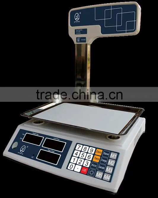 Vegetables fruits digital price scale