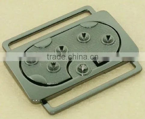 leather coat joint buckles