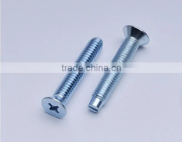 Stainless steel countersunk head screws