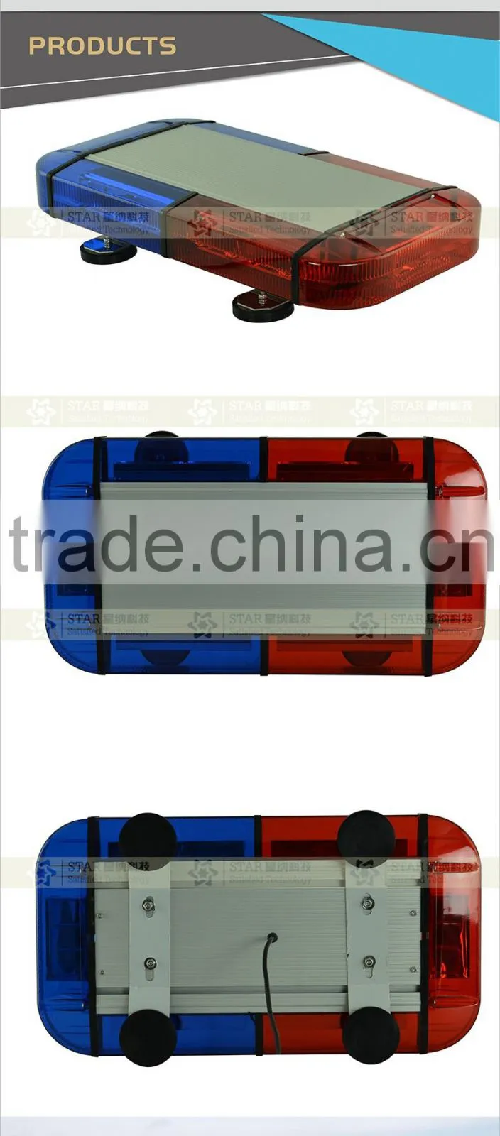 police led roof emergency led warning light bar