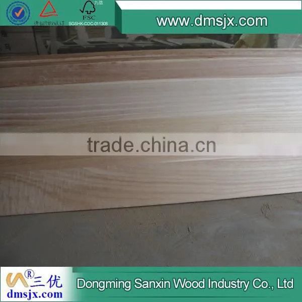 2014 hot sale paulownia edge glued panel