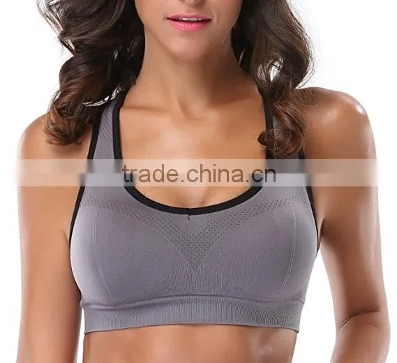 Women Racerback Sports Bras High Impact Workout Gym Activewear Bra