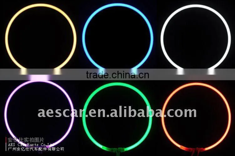 2014 HID Wholesale Price! AES dual angel eye hid bi-xenon projector lens kit,h1 bulb for xenon headlight H4 H7