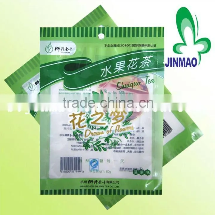 Customize printed BOPP back- sealed tea bag