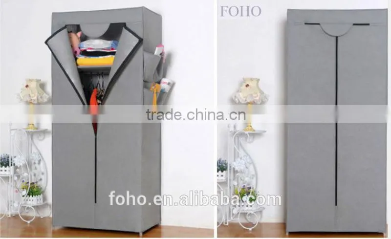 Mini wardrobe fitted wardrobe small wardrobe manufacturing ideas (FH-CM0508)