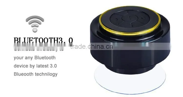 F012 multi black color waterproof wireless mini speaker bluetooth hansfree talk