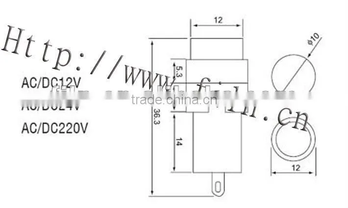 FL1-103 traffic bike turn signal brake light pole