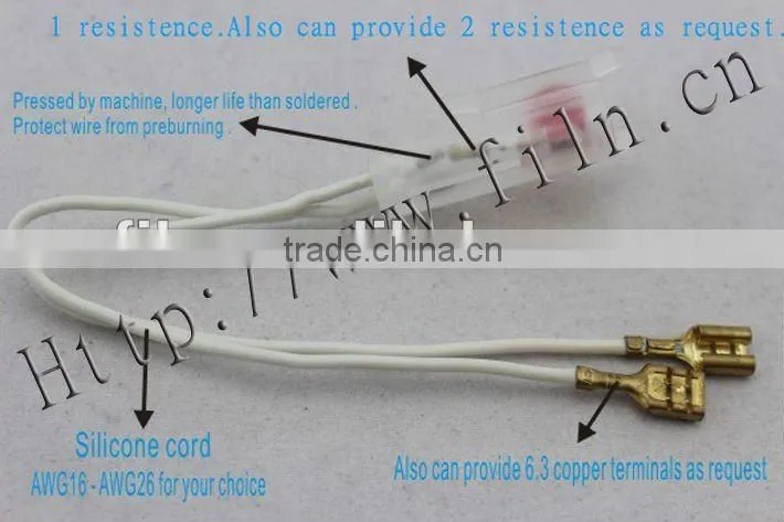 FILN 1 resistance 150K red 12V freezer signal lamp