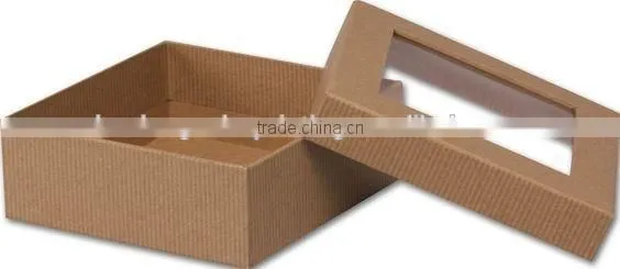 Custom logo Chocolate cardboard box with Silk ribbon