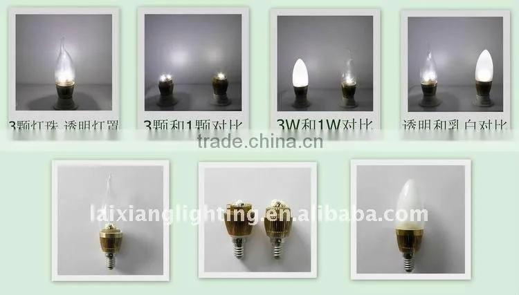 LED crystal SMD candle bulb