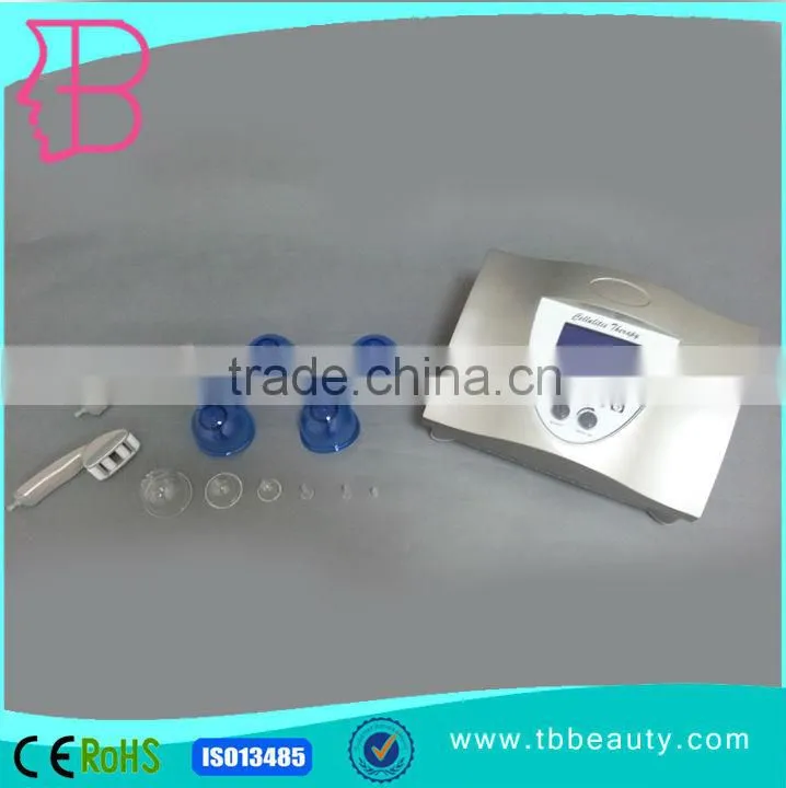 4*double suction cup vacuum and cavitation slimming machine