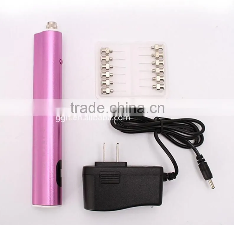 Metal Laser spot skin mole removal machine with 12pcs needles