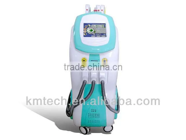 2014 NEW !!! Portable purple elight beauty machine with three treat handle