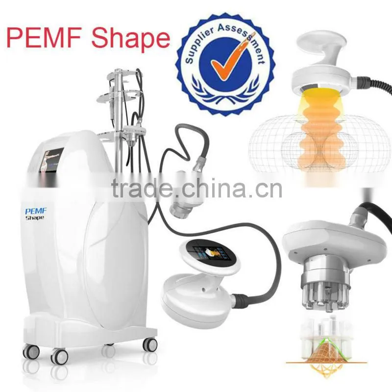 2014 Cyclone RF Bipolar RF&Vacuum Fast Slimming Equipment - PEMF Shape