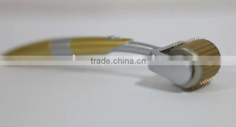 Good price golden 192 needles ZGTS Titanium Micro Derma Needle Roller System/microneedle roller for sale- L006