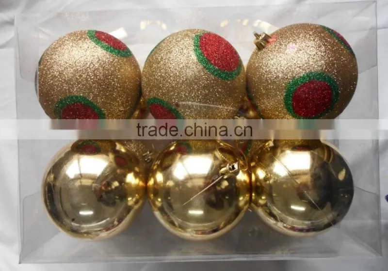 Shatterproof Multi-Color Shiny & Matte Christmas Ball Ornaments 1.5"-2"