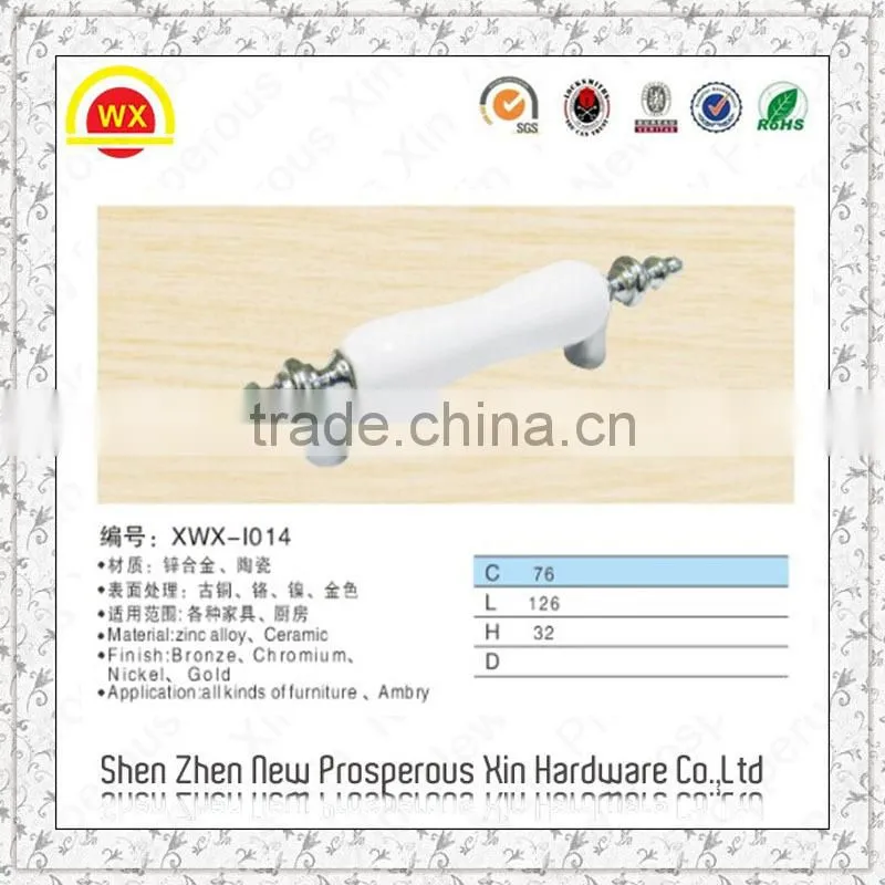 Wholesale high quality ceramic bedroom furniture handles
