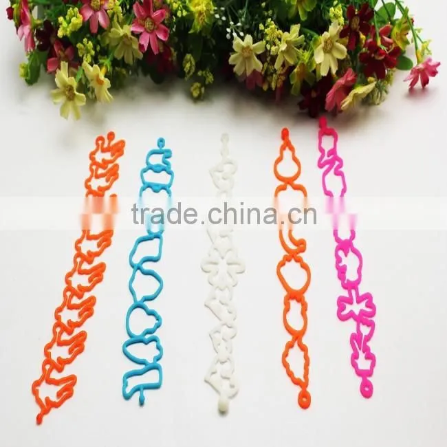 Silicone beads Bracelets fashion wristbands