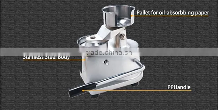 2016 Hot Selling Manual Hamburger Machine With CE Approved
