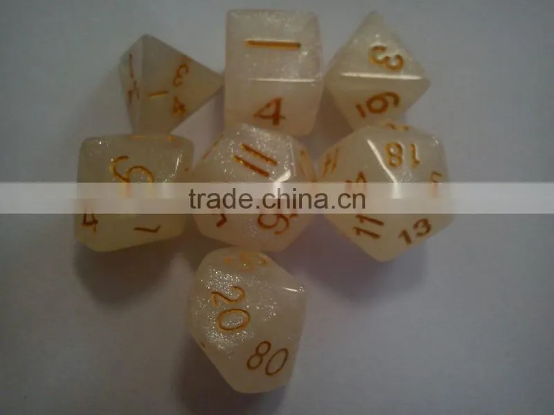 Top quality 20mm acrylic dice